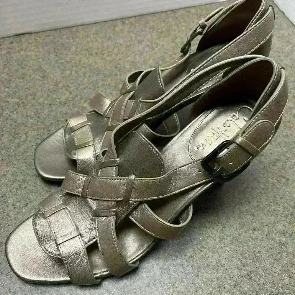 Cole Haan Gold/bronze two tone women’s sandals Size 8B. - Picture 4 of 7